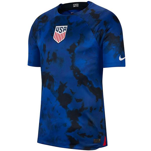USA maglia da trasferta seconda divisa da calcio da uomo abbigliamento sportivo da calcio top maglia sportiva coppa del mondo 2022